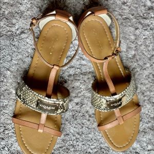 Coach sandals (size 8.5)